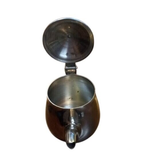 Vintage Vollrath 18-8 Stainless steel 8oz Single Serve Tea Coffee Gooseneck pot - Picture 5 of 8